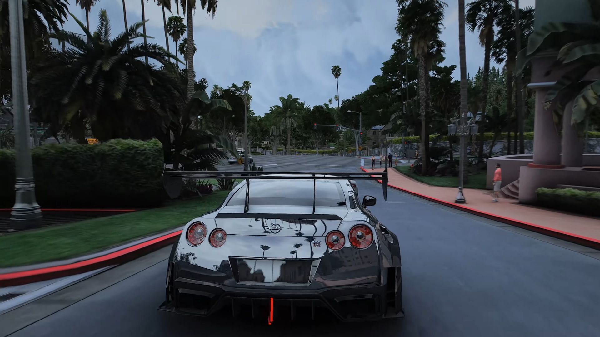 A screenshot showing the enhanced reflections of the car (Image via Gam3 4 Lif3)